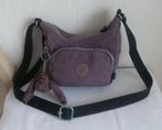 Kipling taupe schoudertas met aap, Ophalen of Verzenden, Gebruikt, Bruin, Kipling