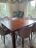 eettafel, Huis en Inrichting, Tafels | Eettafels, Ophalen, Zo goed als nieuw, Vijf personen of meer, Vierkant