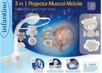 Infantino muziekmobiel 3 in 1, Mobiel, Met geluid, Gebruikt, Ophalen of Verzenden