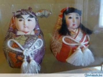 2 Japanse porseleinen handgemaakte poppetjes, Enlèvement ou Envoi