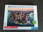 Puzzel New York - 1500St Clementoni, Ophalen of Verzenden, 500 t/m 1500 stukjes, Zo goed als nieuw, Legpuzzel