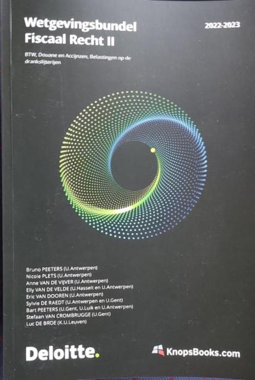 Wetgevingsbundel Fiscaal Recht I,II en III knopsbooks nieuw, Boeken, Schoolboeken, Nieuw, Overige vakken, Overige niveaus, Ophalen of Verzenden