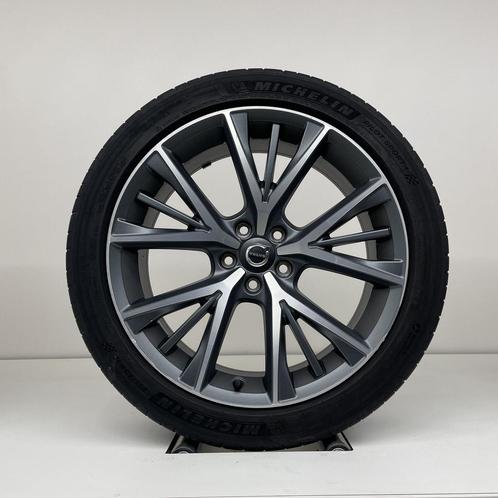 Volvo 19 inch trippel spaak velgen  + Zomerbanden S90 / V90, Auto-onderdelen, Banden en Velgen, Banden en Velgen, Winterbanden