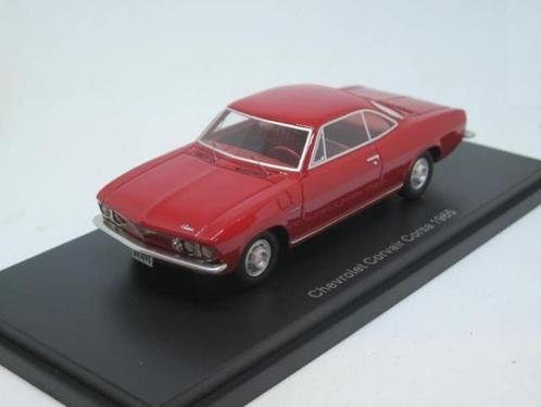 1:43 BoS Models 43095 Chevrolet Corvair Monza coupe 1965 red, Hobby & Loisirs créatifs, Voitures miniatures | 1:43, Neuf, Voiture