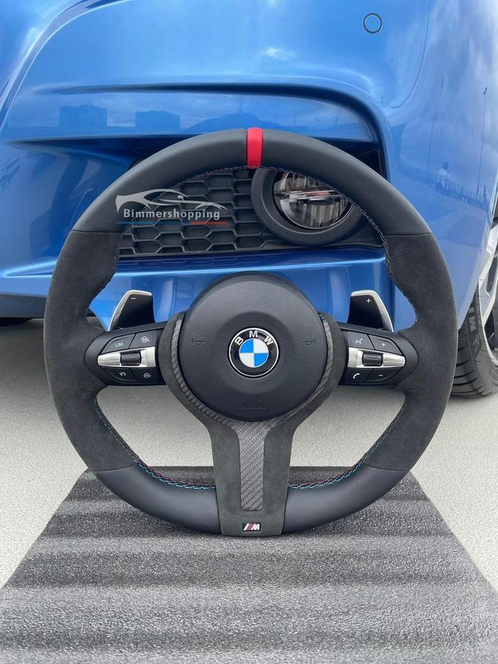 Bmw M stuur half alcantara/ half leer, F20 F21 F30 F32 etc, Auto-onderdelen, Besturing, BMW, Nieuw, Ophalen of Verzenden