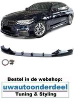Spoiler Splitter Lip Hoogglans Zwart Voor Bmw 5 Serie G30 G3, Verzenden