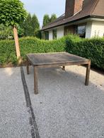 tuintafel teak vierkant 1,6 m, Tuin en Terras, Ophalen, Gebruikt, Vierkant, Teakhout