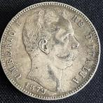 Italie - 5 Lire 1879 R - KM 20 - 39, Enlèvement ou Envoi, Monnaie en vrac, Argent, Italie