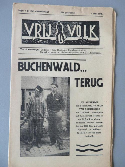 Vrij Volk, résistant aux magazines de la Seconde Guerre mond, Collections, Objets militaires | Seconde Guerre mondiale, Autres