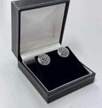 Manchetknopen neverending oorbellen antiek zilver zilveren, Handtassen en Accessoires, Manchetknopen, Ophalen of Verzenden, Zo goed als nieuw