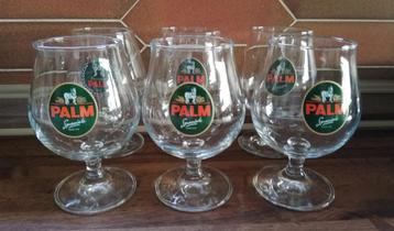6 nieuwe palm glazen