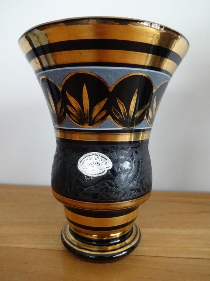 PAUL HELLER  art deco-vaas , jaren 30, Antiek en Kunst, Antiek | Glaswerk en Kristal, Ophalen of Verzenden