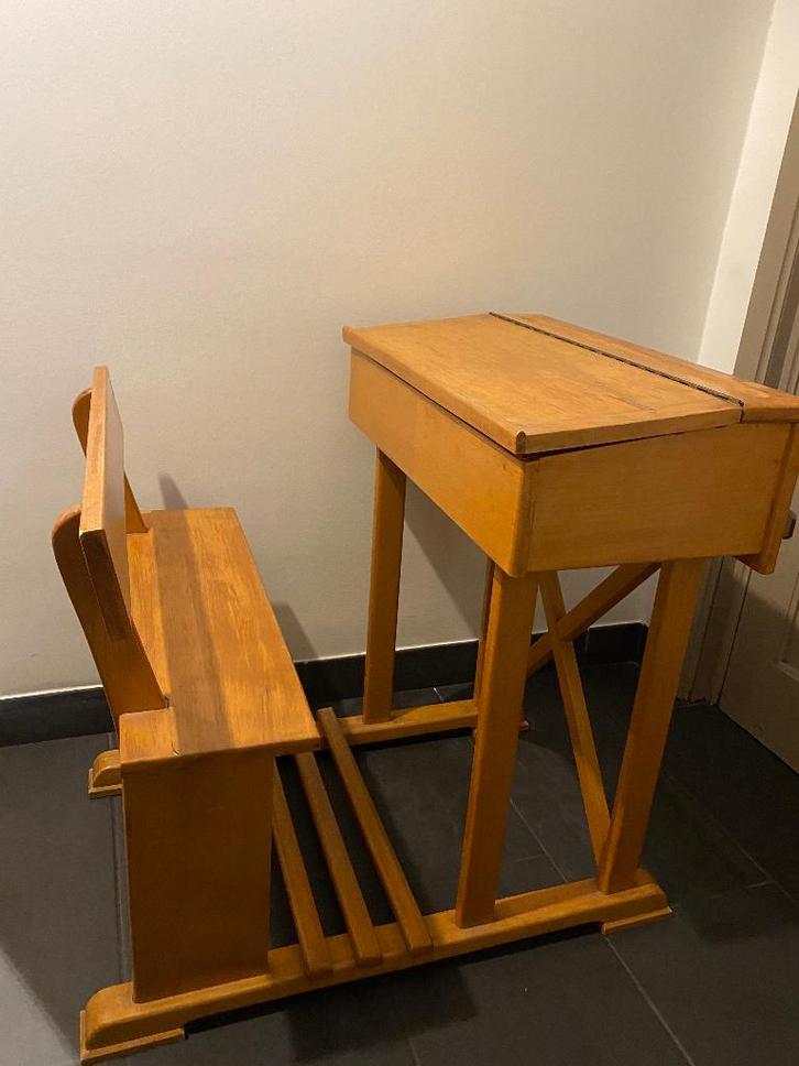 schoolbankje, Maison & Meubles, Bureaux, Comme neuf, Bureau, Enlèvement