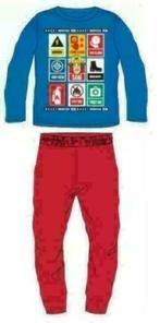 Brandweerman Sam Pyjama - Blauw/Rood - Maat 110 - 128 - 134, Vêtements de nuit ou Sous-vêtements, Garçon, Enlèvement ou Envoi