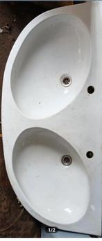 Dubbele lavabo GRATIS, Ophalen, Gebruikt, Steen, Overige typen