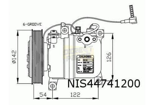 Nissan Primera P10/ 100NX / Serena (1.6 / 2.0) compressor AC, Auto-onderdelen, Airco en Verwarming, Nissan, Nieuw, Ophalen of Verzenden