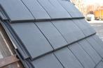 Vlakke donkere dakpan €1,80 per stuk, Doe-het-zelf en Bouw, Nieuw, Dakpannen, 15 m² of meer, Grijs