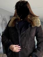 Lams lederen dames jas daim met kraag van vossenbont, Kleding | Dames, Ophalen, Bruin, Giovanni, Maat 42/44 (L)