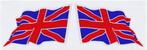 Union Jack [Engelse vlag] sticker set #1, Motoren, Accessoires | Stickers