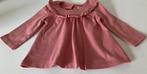 Roze jurk "C&A"lange mouwen - maat 62, Kinderen en Baby's, Babykleding | Maat 62, Jurkje of Rokje, C&A, Meisje, Zo goed als nieuw