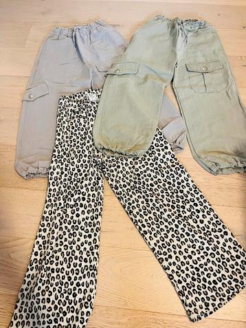 3 lichtgeweven meisjesbroeken ZARA maat 122/7jaar beschikbaar voor biedingen