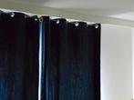 H 255 / 280 (2x 140cm) rideau / Tenture en jeans à anneaux, 200 cm ou plus, Enlèvement ou Envoi, Utilisé, 200 cm ou plus