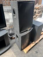 Monitor boxen, Gebruikt, 60 tot 120 watt, Front, Rear of Stereo speakers, Ophalen