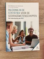 Inleiding in de statistiek voor de gedragswetenschappen, Boeken, Ophalen, Nieuw, Hogeschool, Tim Vanhoomissen; Guido Valkeneers
