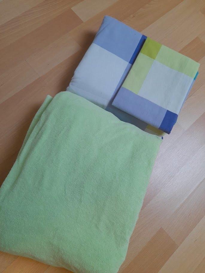 Housse de couette et taie d'oreiller avec drap-housse vert, Maison & Meubles, Chambre à coucher | Linge de lit, Neuf, Housse de couette