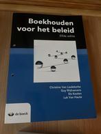 Boekhouden voor het beleid, Boeken, Studieboeken en Cursussen, Nieuw, De boeck, Hogeschool, Ophalen