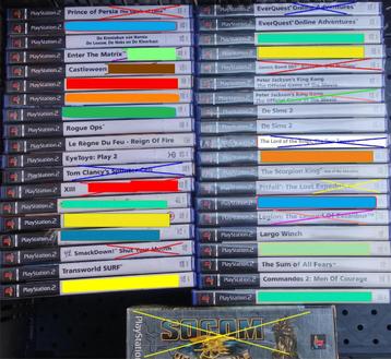 PS2 games in verpakking folie, Geseald. Voor verzamelaars.