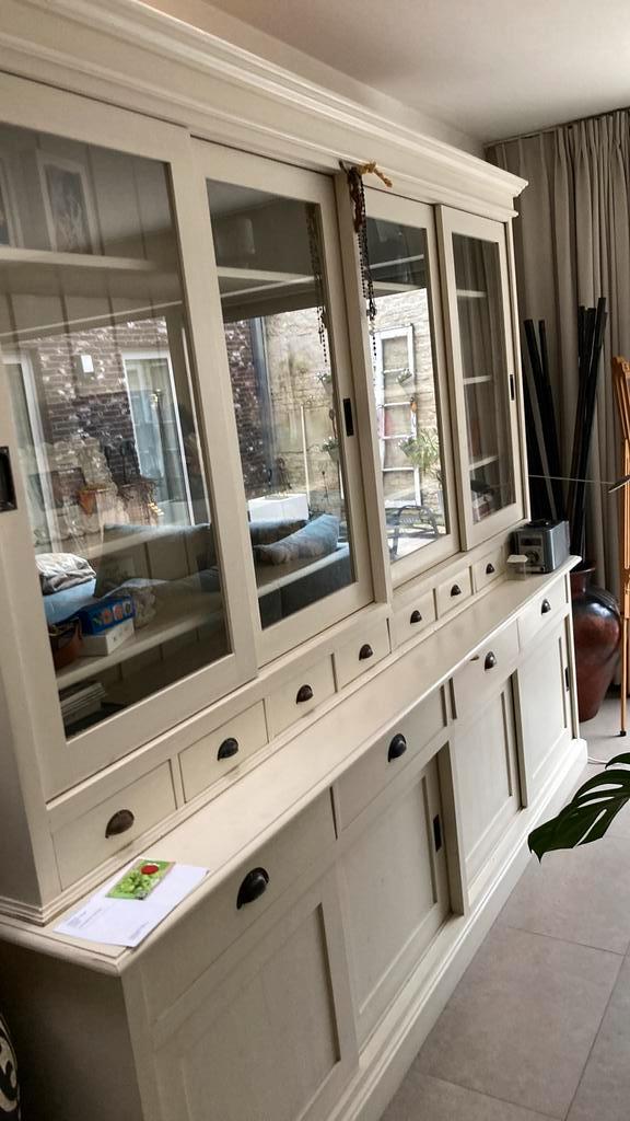 Landelijke grote kast in 2 delen, Huis en Inrichting, Kasten | Vitrinekasten, Zo goed als nieuw, 200 cm of meer, 200 cm of meer