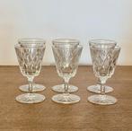 6 verres à liqueur style Arlequin - Marque Shell, Collections, Verres & Petits Verres, Enlèvement, Utilisé, Autres types