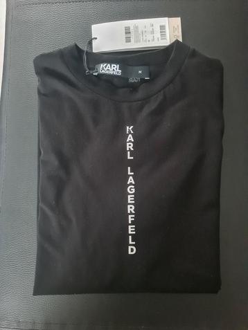 Nieuwe Originele KARL LAGERFELD T-shirts zwart maat M beschikbaar voor biedingen