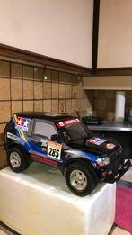 RC Tamiya Mitsubishi Pajero Sport Rally 4WD ZGAN, Hobby en Vrije tijd, Elektro, Auto offroad, Ophalen of Verzenden, Zo goed als nieuw