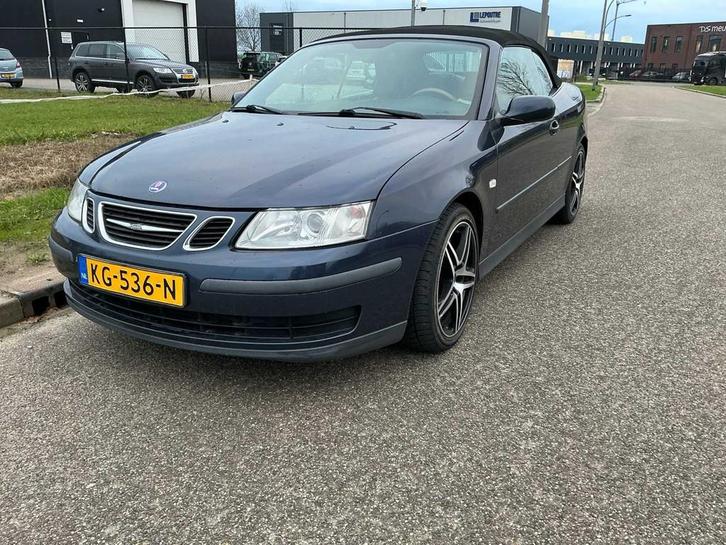 2004 Saab 9-3 Cabrio 1.8t Vector Personenauto, Auto's, Saab, Bedrijf, Saab 9-3, Open dak, Overige brandstoffen, Euro 4, Cabriolet
