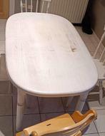 Eettafel massief eik 140 op 80, Huis en Inrichting, Ophalen, Gebruikt, 100 tot 150 cm, Eikenhout