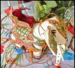 Houten marionet olifant handgemaakt, Ophalen of Verzenden