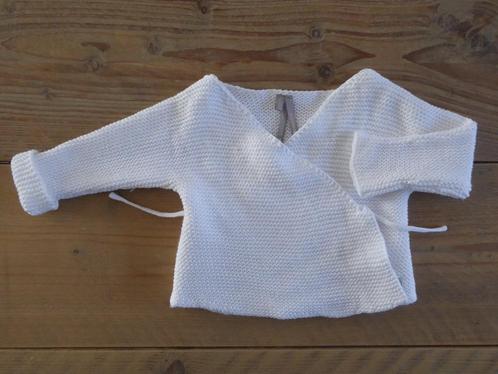 ORCHESTRA, handig wit cache coeur truitje maat 56 / 1 maand, Kinderen en Baby's, Babykleding | Maat 56, Zo goed als nieuw, Meisje