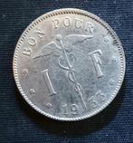 Misslag: 1 frank 1933 FR - Albert I (1/8 slag), Verzenden, Losse munt