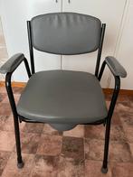 Toiletstoel, Ophalen, Zo goed als nieuw, Grijs, Eén