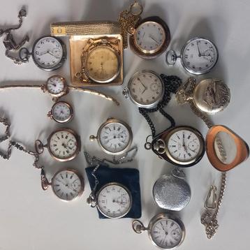 Lot 15 oude zakhorloges  beschikbaar voor biedingen