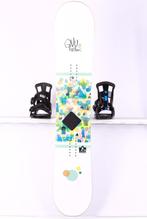 145 dames snowboard GNU B-NICE 2024, White/blue, Sport en Fitness, Snowboarden, Verzenden, Gebruikt, Board