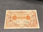 Biljet België 5 fr model 1912 antwerpen, Ophalen of Verzenden, Los biljet
