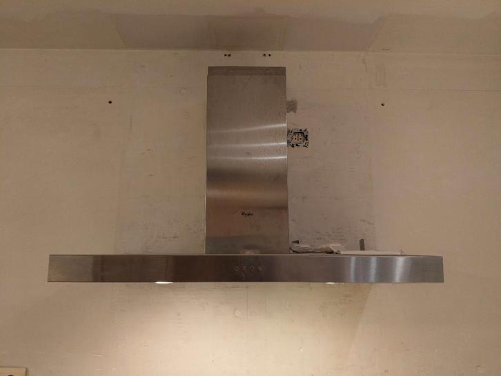 Hotte Whirlpool, Electroménager, Hottes, Utilisé, Autoportant, 200 à 400 m³/h, Moteur, Enlèvement