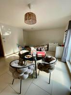 4 taupe „cloud” stoelen, Huis en Inrichting, Stoelen, Ophalen, Bruin, Zo goed als nieuw, Metaal