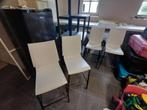 Design kunststof barstoelen (4 stuks), Ophalen, Zo goed als nieuw, Kunststof