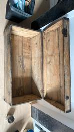 Houten kist, Huis en Inrichting, Woonaccessoires | Kisten, Ophalen, Minder dan 50 cm, Gebruikt, 50 tot 100 cm