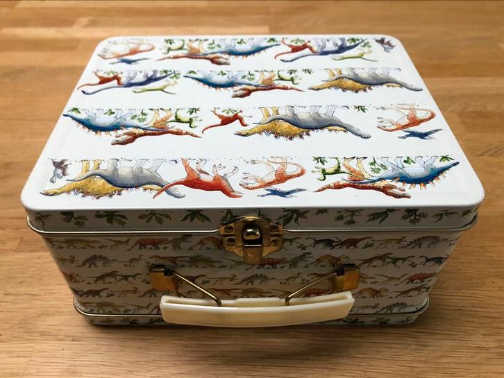 nieuw blikken valiesje dinosaurus Emma Bridgewater, Kinderen en Baby's, Kinderspulletjes, Nieuw, Ophalen of Verzenden
