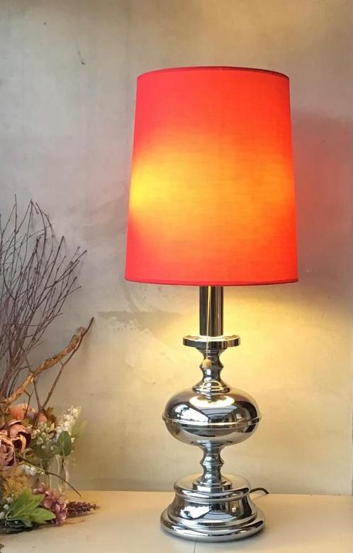 Stijlvolle Mid-Century chromen tagellamp, Antiek en Kunst, Antiek | Verlichting, Ophalen